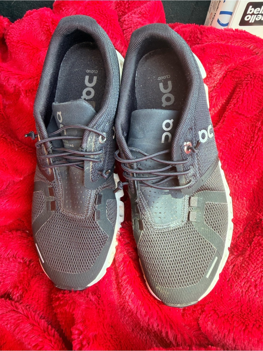 On Running Cloud Women’s Running Shoes — Black/White